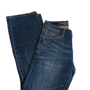 American Eagle Women's Original Boot Cut Jeans Dark Denim Size 26